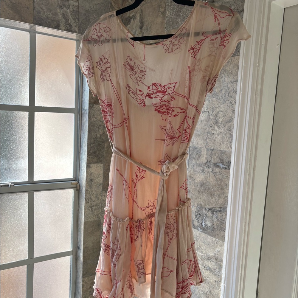 All Saints Sara Verity Embroidered Floral Dress